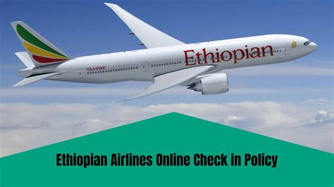 ethiopian airlines online check in